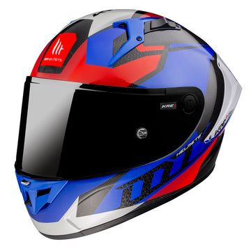 MT Helmets Kre Plus Carbon Projectile D7 Helmet - Blue